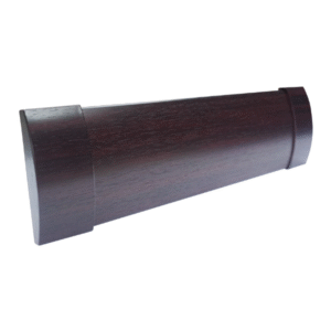 105mm plain pelmet – mahogany
